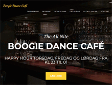 Tablet Screenshot of boogiedance.dk